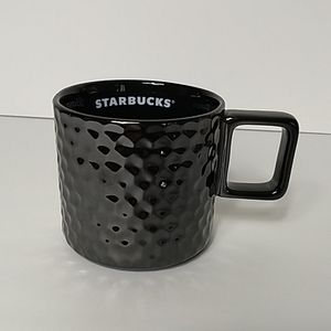 Starbucks 2019 Black Hammered Scoop Mug NWT